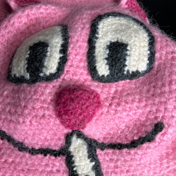 Perika by Peruvian Trading Company Rabbit Adult Funny Hat Ear Flaps Knit Beanie - Picture 9 of 9